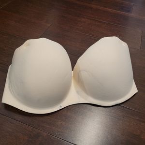 La Senza ITEC White Underwire Strapless Push-Up Bra 38D